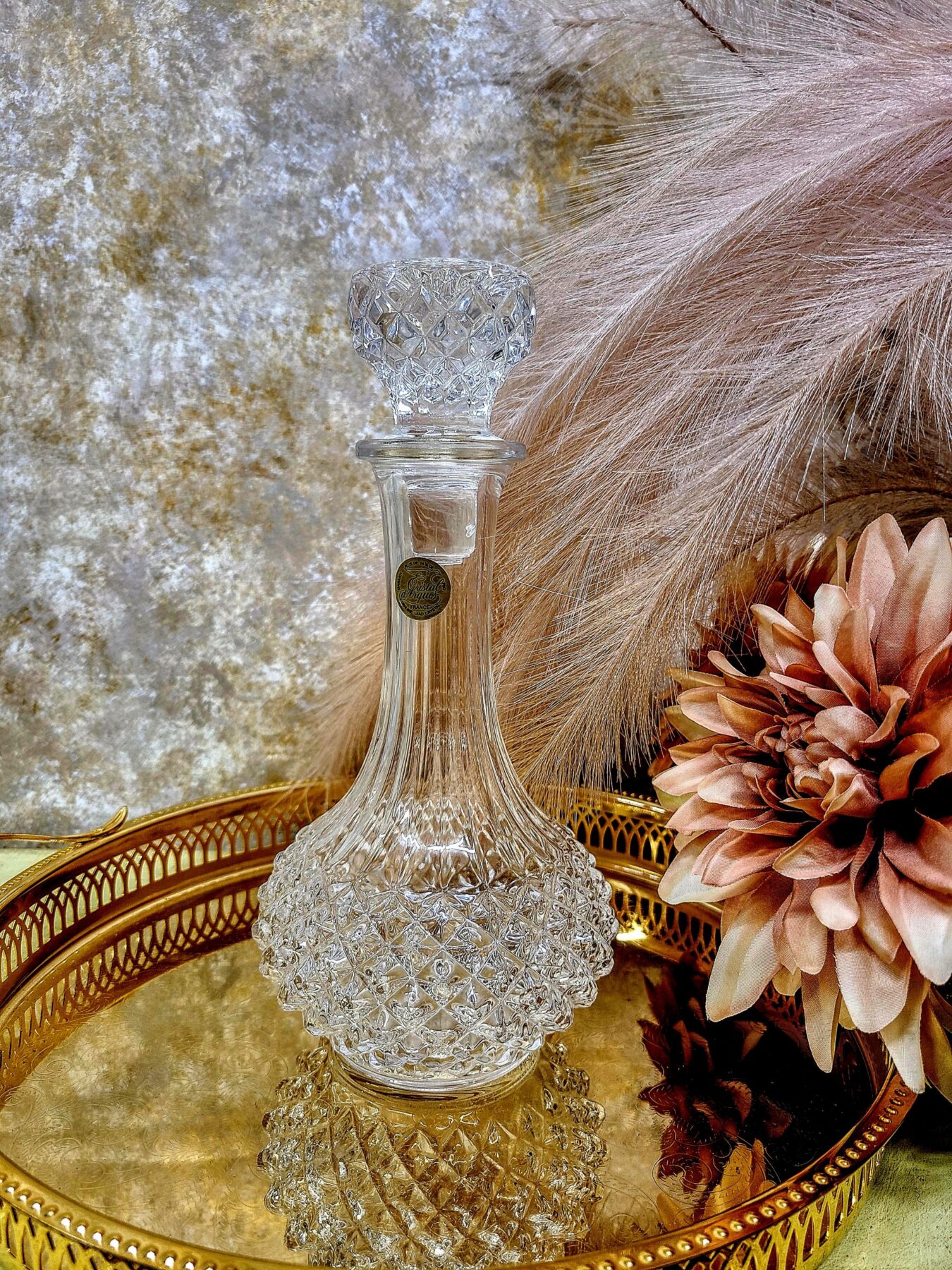 Cristal d’Arques Prantsuse 24% pliikristallist karahvin – ajatu elegants ja sära