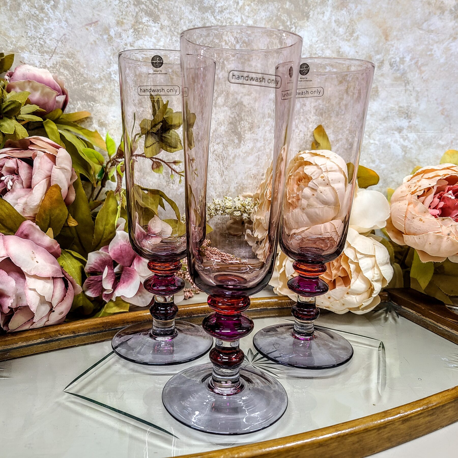 Šampanjapokaalid - Ann-Carin Wiktorssoni disain